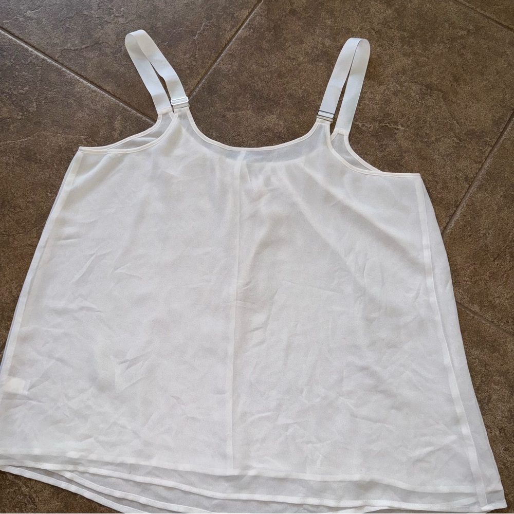 GUC - Lane Bryant - Straight Hem Cami With Grosgrain Ribbon Straps - Picture 2 of 6